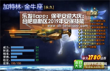 乐发IIapp:保平安迎大庆:合肥高新区2019年安保技能竞赛成功举办(组图)(图1) 乐发IIapp