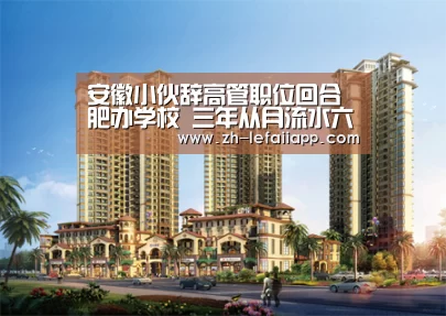 安徽小伙辞高管职位回合肥办学校 三年从月流水六万到市值五个亿‘乐发IIapp’(图2) 乐发IIapp